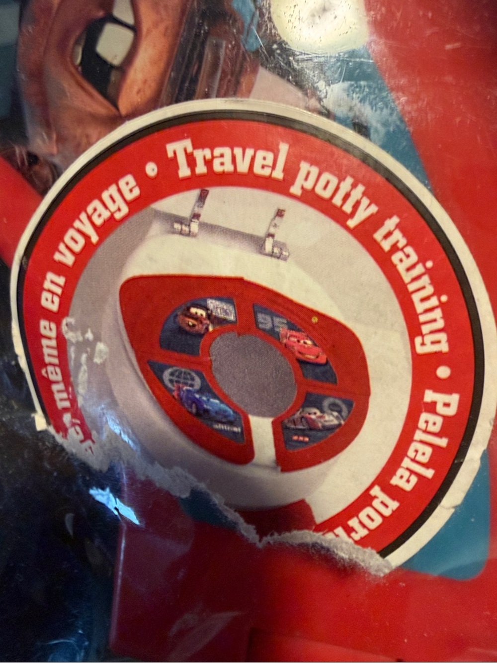Travel Potty Training Seat - Cars theme